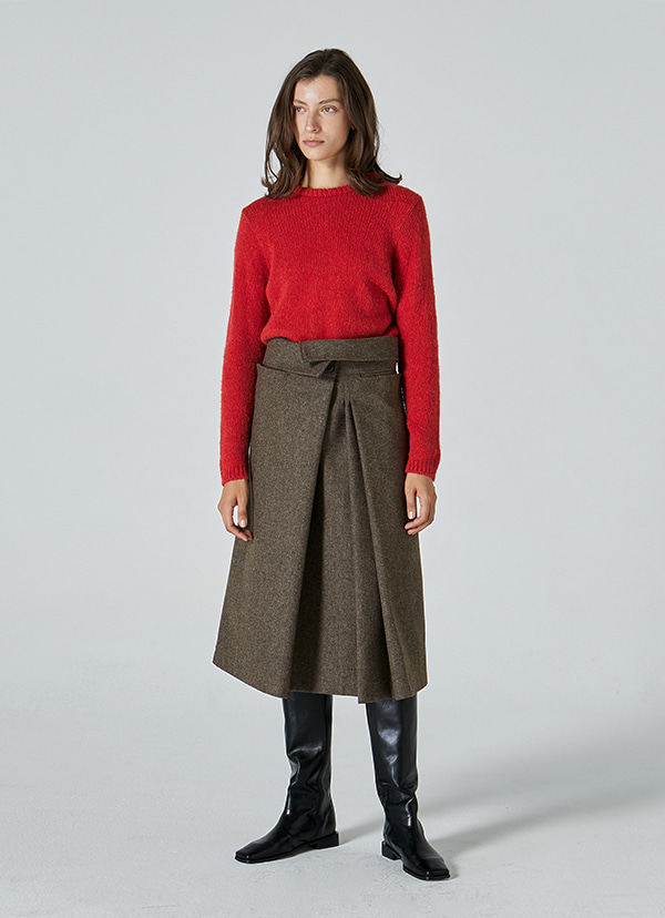 Flat A-line Skirt (2 colors)