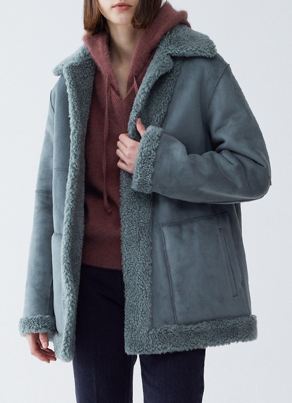 Here Shearling Jacket (2 colors)